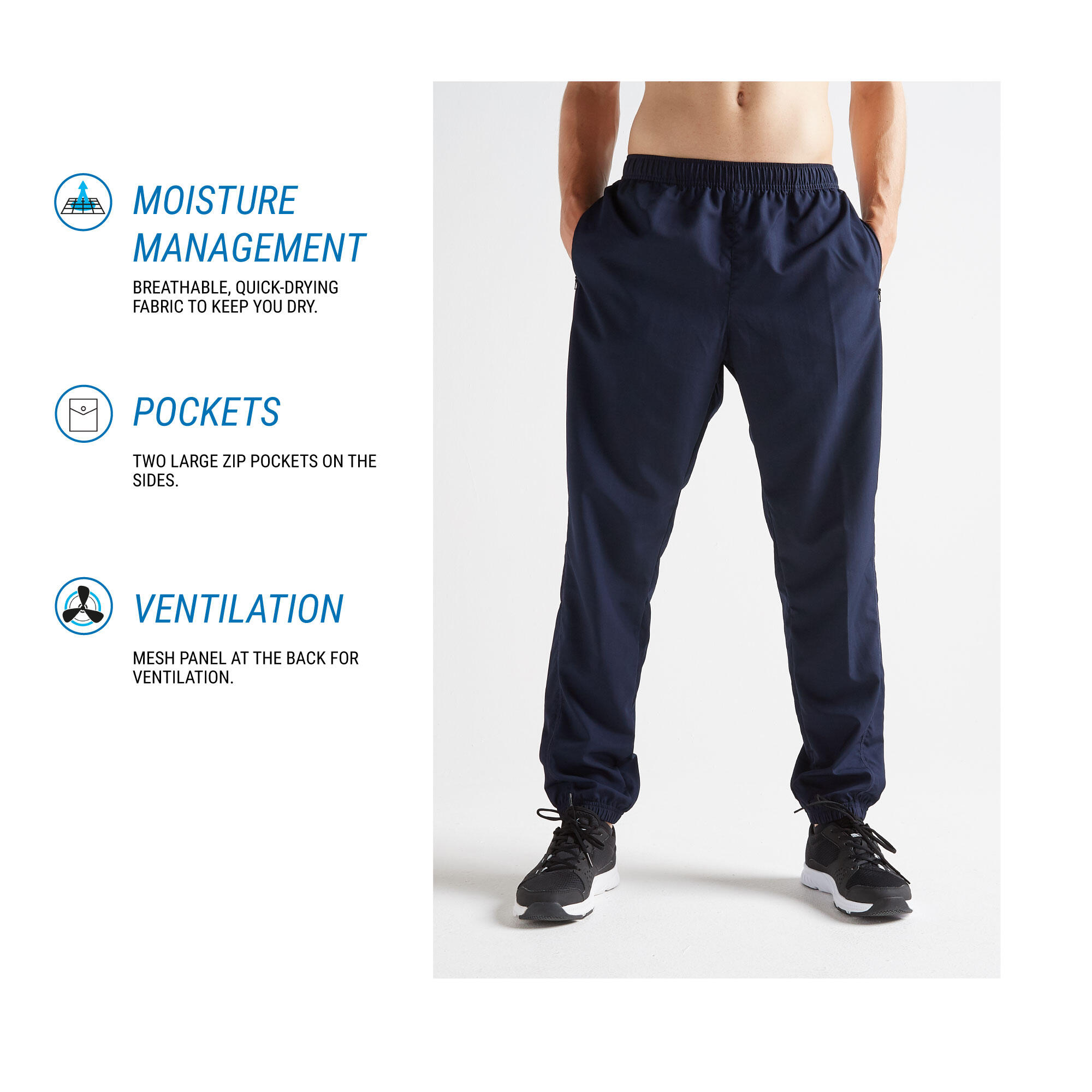 DOMYOS by Decathlon Solid Men Grey Track Pants - Buy DOMYOS by Decathlon  Solid Men Grey Track Pants Online at Best Prices in India | Flipkart.com